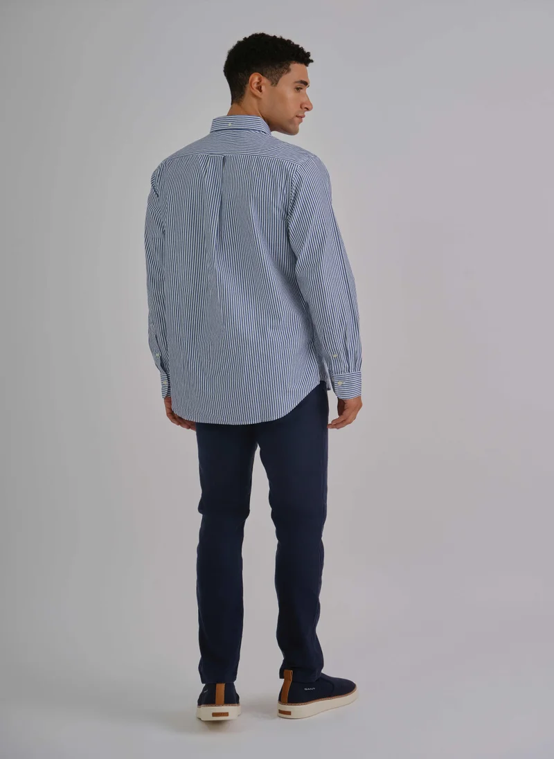 غانت Gant Slim Fit Cotton Linen Jeans