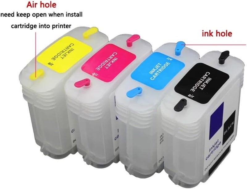 Compatible Ink Cartridge Refillable Replacement For HP Designjet 500 800 815mfp 820mfp Printers - Image 4