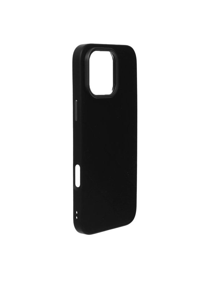 Case Funshare Protective Phone Case With 360 Drop Protection And Perfect Fit Made Of High Quality Classic Leather Designed For IPhone 16 Pro Max - Black  - Image 2