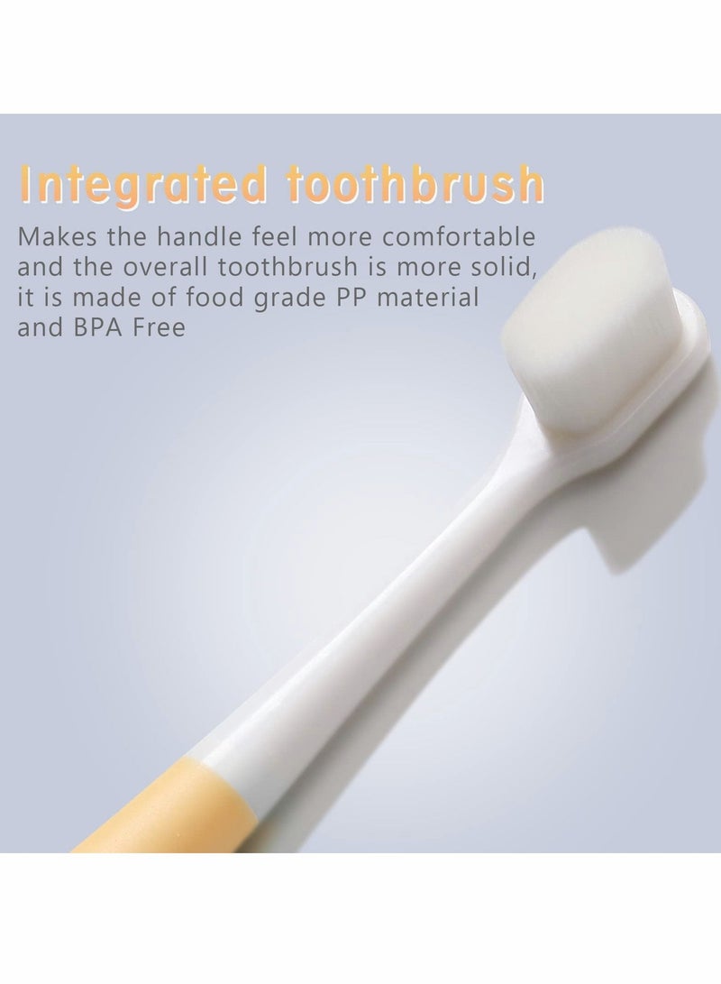 Y&D Toothbrush for Kids Extra Soft Nano Toddlers and Children BPA Free with Protective Case Toddler - Image 3