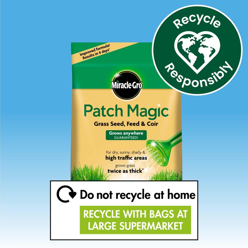 Miracle-Gro 119400 Patch Magic Grass Seed, Feed and Coir 1.5kg - 20 patches - Image 5