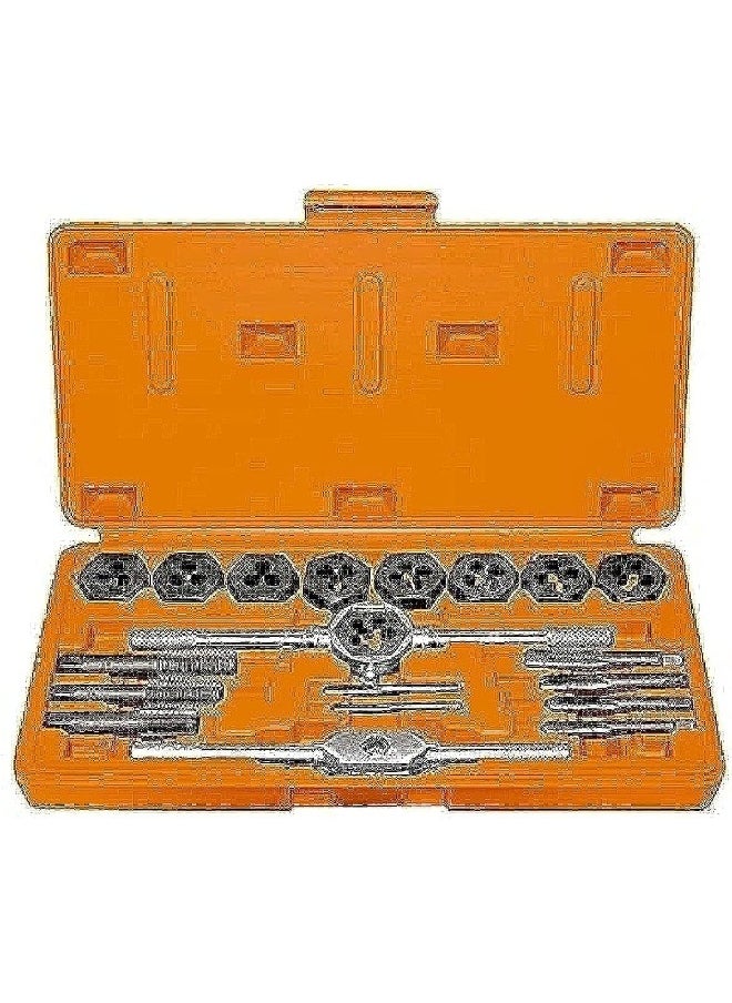 Sparta Set Of Taps And Dies М3  М12, Tap And Die Holder, 20 Pieces, In A Plastic Box  - Image 1