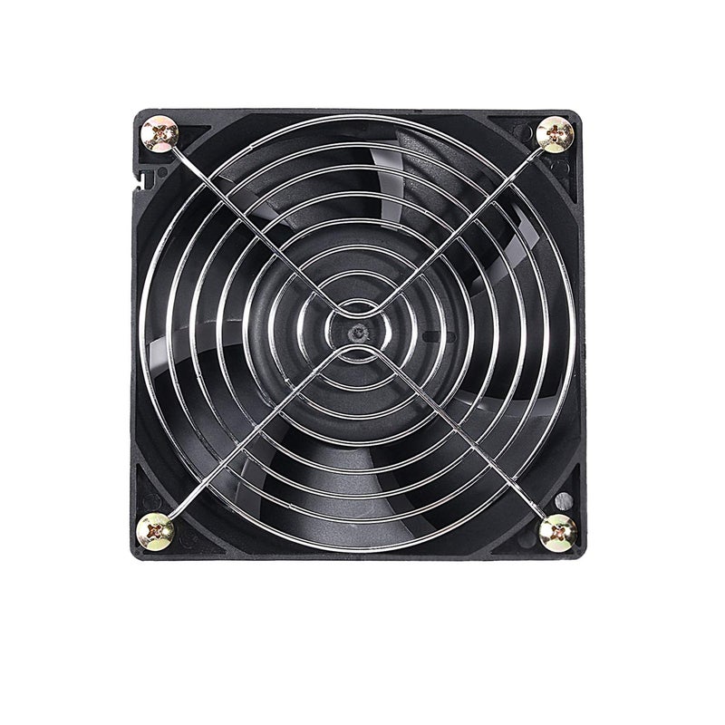 Delta 120mm High CFM Fan AFB1224SHE 24V DC 120mm 3Pin 2 Wire PC Computer CPU Case Exhaust Muffin Fan with Metal Finger Guard Grill 3700RPM - Image 2