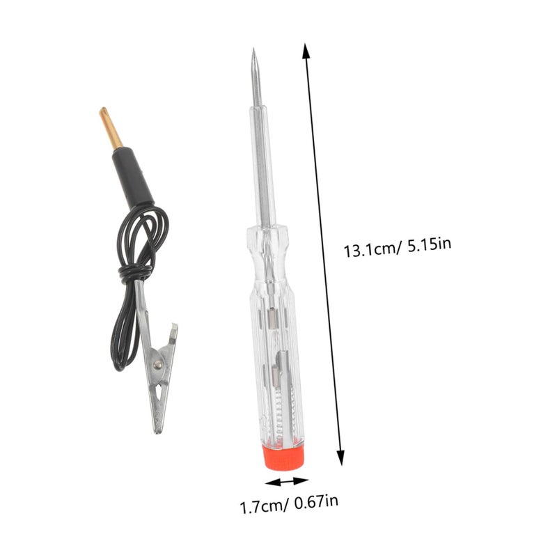 Heavy Duty Automotive Voltage Tester with LED Display for Cars Trucks Easy One Hand Operation - Image 3
