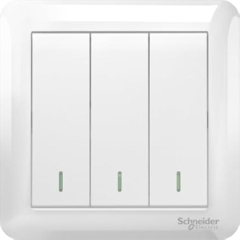 Schneider Electric Schneider Electric 3 Gang 1 Way Switch