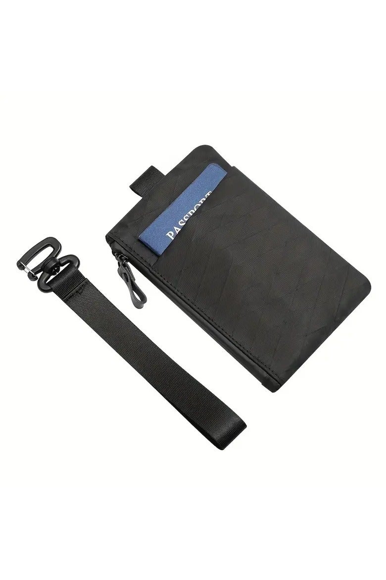 FUKE Men's Clutch Bag  Zip Clutch Waterproof Large Capacity Wrist Portable Multifunctional Storage Bag - Image 3