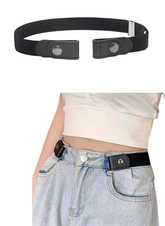 Unisex Elastic No Buckle Waist Belt – Adjustable Invisible Stretch Belt for Jeans, Trousers, and Shorts – Comfortable Non-Pressing Design Ideal for Daily Wear, Sports, Travel, and Casual Outfits - Image 1