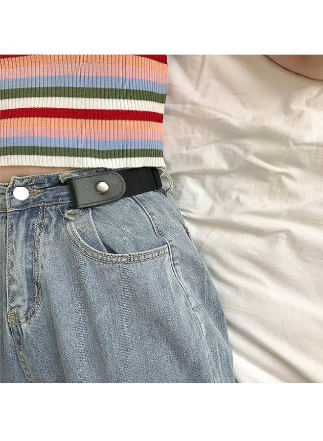 Unisex Elastic No Buckle Waist Belt – Adjustable Invisible Stretch Belt for Jeans, Trousers, and Shorts – Comfortable Non-Pressing Design Ideal for Daily Wear, Sports, Travel, and Casual Outfits - Image 2