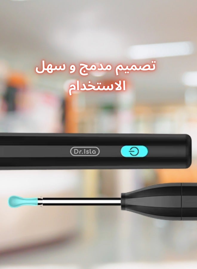 Dr.isla منظف الأذن الذكي Dr.isla P2 – جهاز واي فاي مزود بكاميرا دقيقة 500 واط لإزالة الشمع برؤية واضحة - Image 2