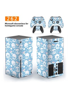 Suitable For Microsoft Xbox Series X Home Game Machine Protective Film Handle Accessories Film Small Fresh Stickers-Color:262