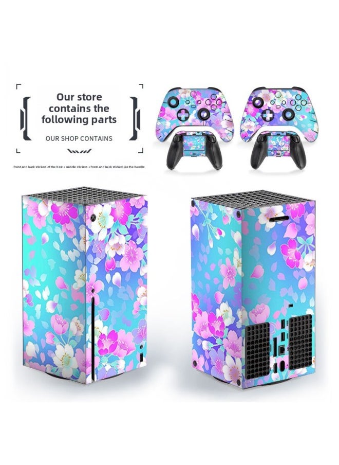 Generic - Suitable For Microsoft Xbox Series X Home Game Machine Protective Film Handle Accessories Film Small Fresh Stickers-Color:262 - Image 1