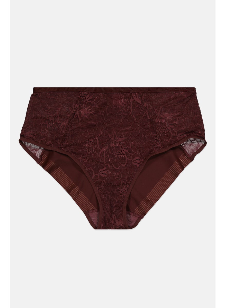 TRIUMPH Women Textured Pull On Panties, Brown  - Image 1