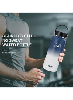 1L Stainless Steel Vacuum Flask Water Bottle with Straw and 2 Lids, Wide Mouth Travel Thermos Water Mug for Gym, Sports, Camping,  Traveling 1000ml - pzsku/Z7622E49E61CB7F945ACFZ/45/_/1662118929/d6ef6bb0-d577-42c4-8a9a-2526c95ec462