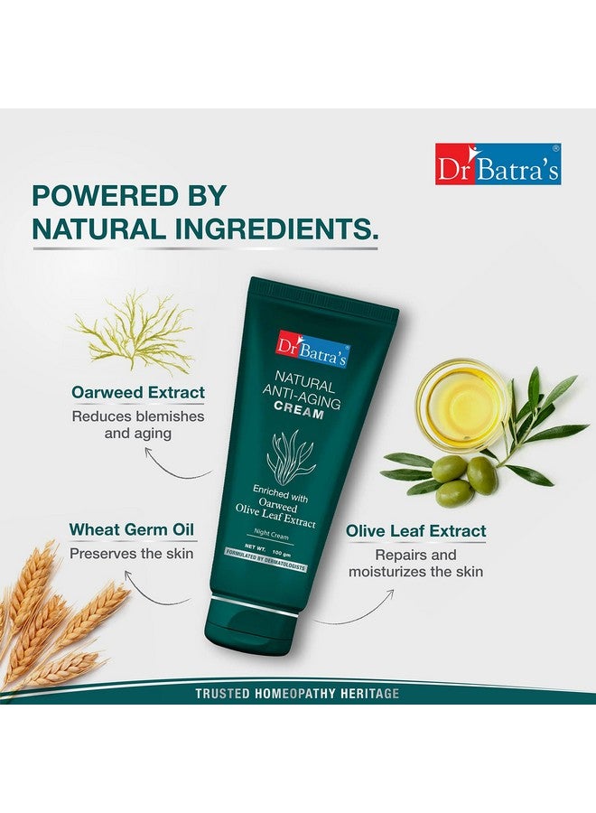 Dr Batra's Natural Anti Ageing Cream For Men & Women, Enriched With Oarweed, Stem Cell Protection, Erases Wrinkles, Suitable For All Adults (100G) - Image 3