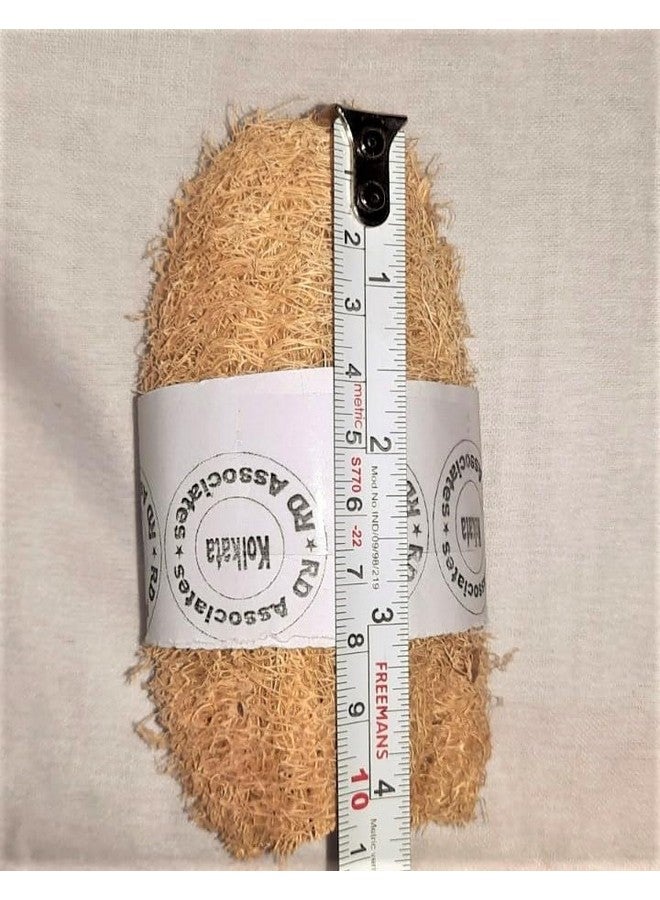 rdassociates ® natural bathing loofah scrub multipurpose scrub beige colour (Pack of 10) - Image 5