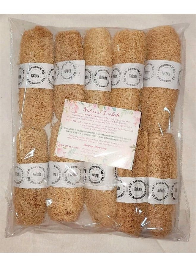 rdassociates ® natural bathing loofah scrub multipurpose scrub beige colour (Pack of 10) - Image 4