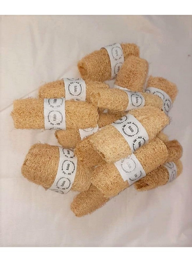 rdassociates ® natural bathing loofah scrub multipurpose scrub beige colour (Pack of 10) - Image 3
