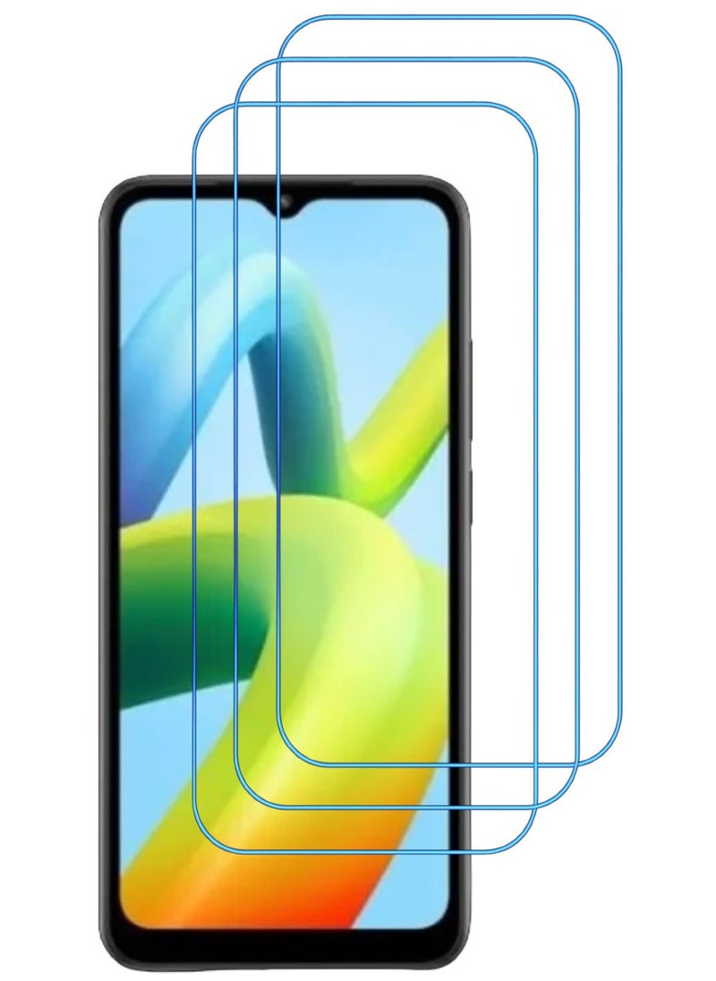 ACLIX 3 Pieces Antistatic ESD Dustproof Premium Quality High Definition Clear Tempered Glass Screen Protector Designed For Xiaomi Redmi A1+ - Image 1