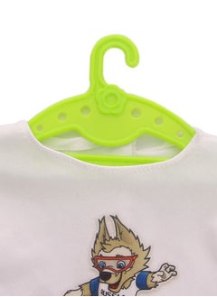 Y&D Doll Clothes Hangers, 5Pcs Hangers for Girl Doll, Mini Portable Wardrobe Dress Shirt Coat Kids Toy Accessory Accessories Green  - Image 3
