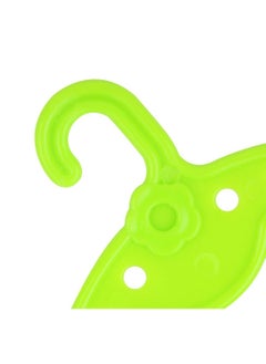 Y&D Doll Clothes Hangers, 5Pcs Hangers for Girl Doll, Mini Portable Wardrobe Dress Shirt Coat Kids Toy Accessory Accessories Green  - Image 5