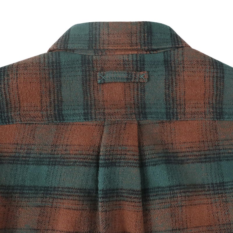 DubinikÂ® Mens Shacket Lightweight Jacket Cozy Warm Lined Overshirt Flannel Shirts For Men Long Sleeve Snap Casual Plaid - Image 4