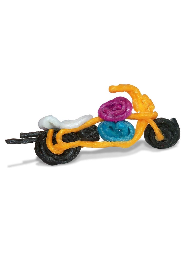 WikkiStix Wikki Stix for Doodlers - Kid's Travel Essential: Portable Creativity On-The-Go! Pack of 24 Wikki Stix in Neon and Primary Colors. Made in USA ! 3 & Up. - Image 5
