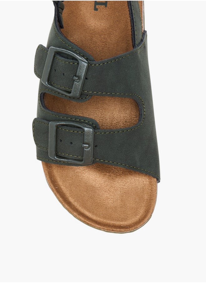 LBL by Shoexpress Buckle Accent Strap Sandals with Hook and Loop Closure  - Image 3