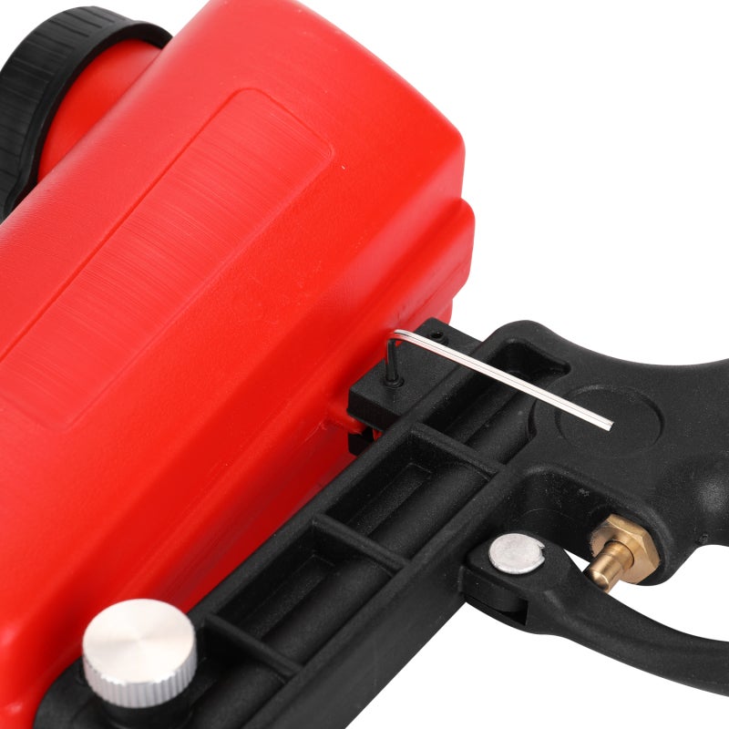 Portable Pneumatic Sandblaster: Lightweight Aluminum Body Precise Media Flow Control - Gravity Sandblasting Tool for Metal Polishing Rust Removal Spot Treatment - Image 5