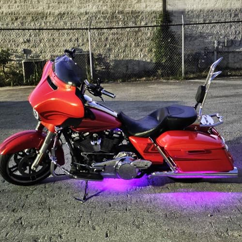 Mofun 28" Height Sissy Bar Passenger Backrest Detachable Compatible with Harley Touring Street Road Electra Glide Road King 2009-2025 Chrome - Image 3