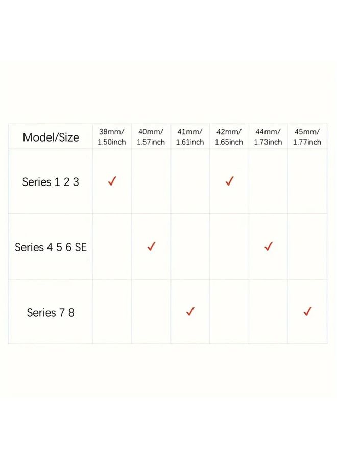 White Strap And Case For 41mm Smartwatch With Screen Protector - Image 2