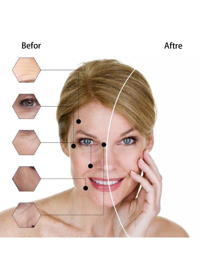 Jolbndcv 2 Rolls Face Tape Facial Myofascial Lift Tape Anti Wrinkle Patches Face Toning Belts Freeze Stickers Neck Lift Tape for Firming And Tightening Skin（2.5cm*5m&3.8cm*5m） - Image 4