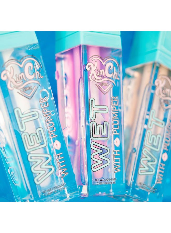 Kimchi Chic Beauty High Shine Wet Gloss Lip Plumping Lip Gloss, High Shine, Non-Sticky, Super Lightweight and Vegan Lip Gloss, Translucent Peach, 02 Atlanta, 5.6ml - Image 4