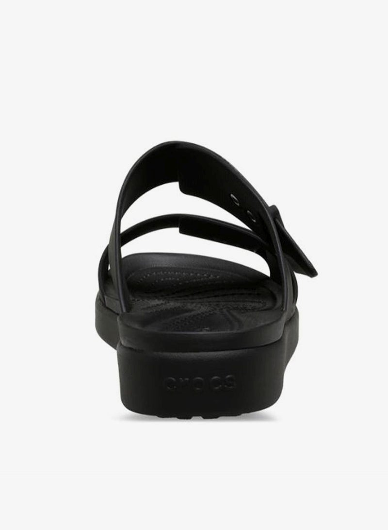 crocs Brooklyn Buckle Flat Sandals - Image 4