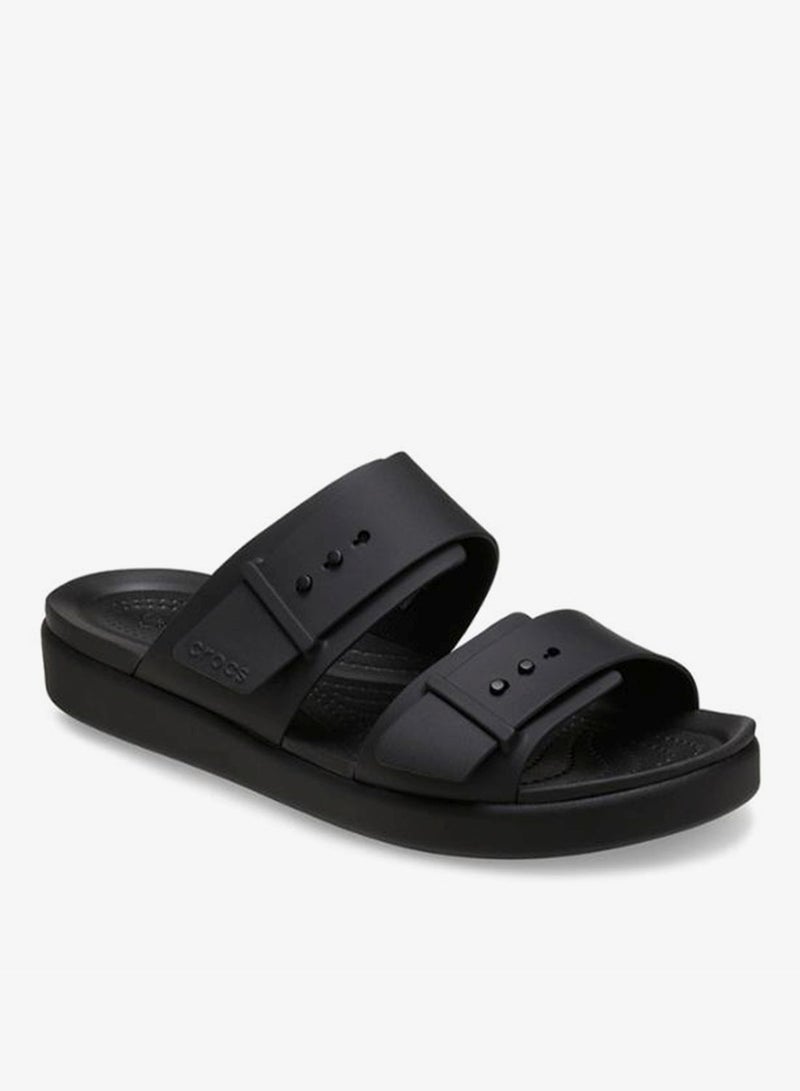 crocs Brooklyn Buckle Flat Sandals - Image 3