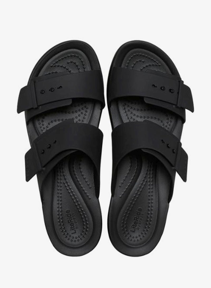 crocs Brooklyn Buckle Flat Sandals - Image 5