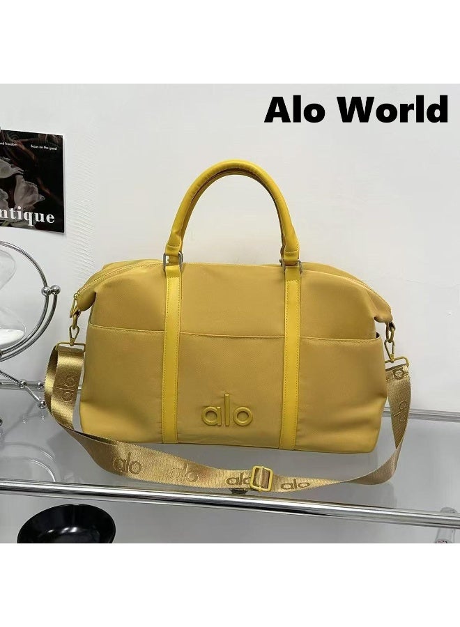 Alo World Duffle Bag, Yellow