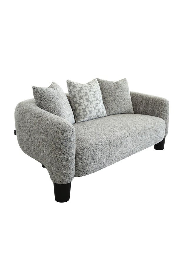 DANUBE HOME أريكة قماشية ذات مقعدين ريتروفا | تصميم حديث لأرائك ذات مقعدين | أثاث غرفة معيشة مريح L185xW92xH71 سم - بيج - Image 4