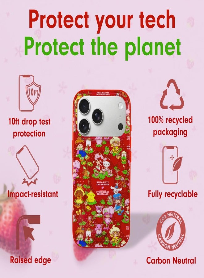 سونيكس جراب Sonix x Sanrio لهاتف iPhone 17 Pro | متوافق مع MagSafe | تم اختباره ضد السقوط من ارتفاع 3 أمتار | Hello Kitty x Strawberry Shortcake - Image 4