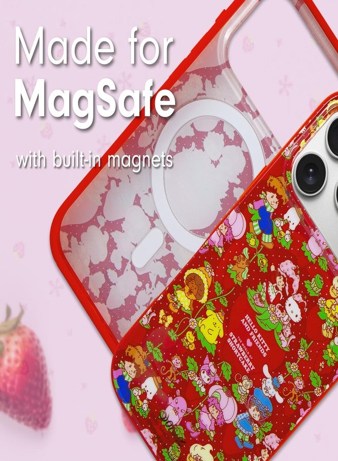 سونيكس جراب Sonix x Sanrio لهاتف iPhone 17 Pro | متوافق مع MagSafe | تم اختباره ضد السقوط من ارتفاع 3 أمتار | Hello Kitty x Strawberry Shortcake - Image 3