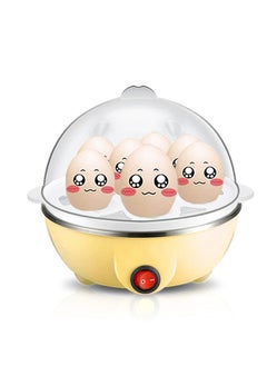 Egg Boiler,Egg Cooker,350W Rapid Electric Egg Maker,Egg Steamer,Egg Cookers With Automatic Shut Off,7 Egg Capacity Double-Layer Lazy Egg Boiler,Multifunction Heated Milk,Heated Food
