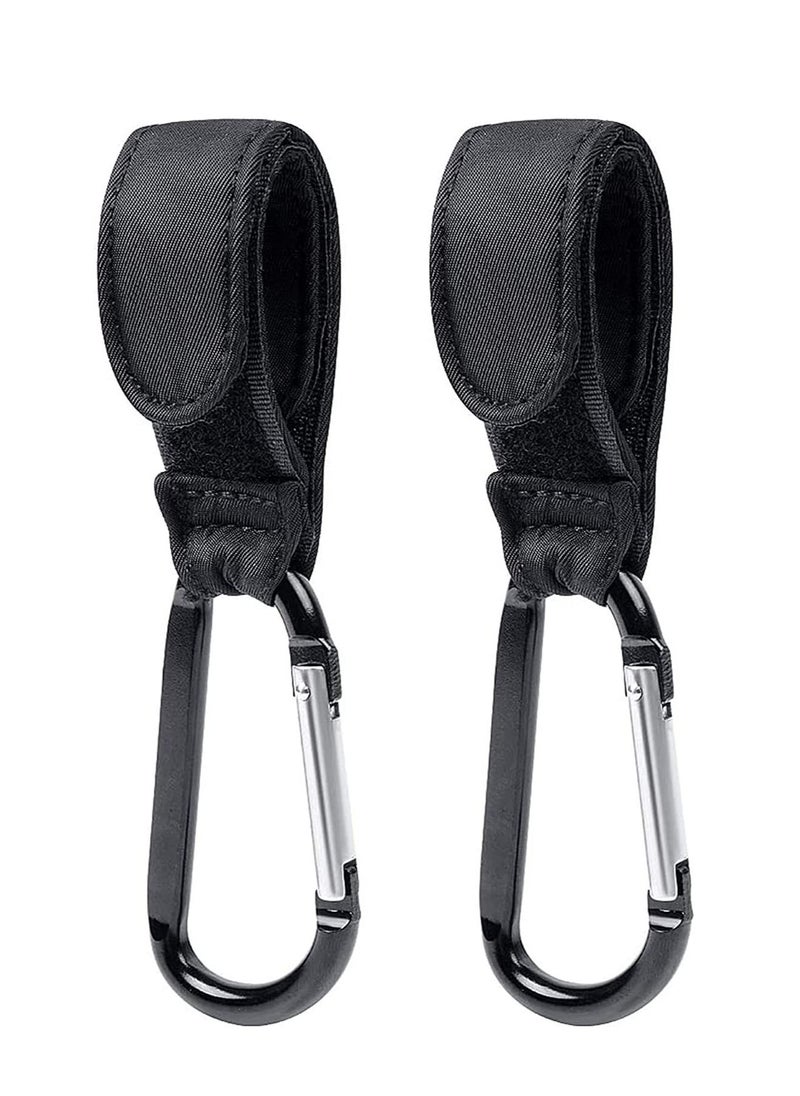 SYOSI Pack Of 2 Buggy Stroller Carabiner Clips Hook  - Image 1
