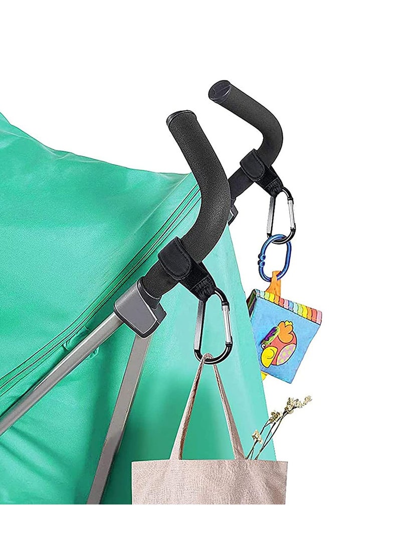 SYOSI Pack Of 2 Buggy Stroller Carabiner Clips Hook  - Image 5