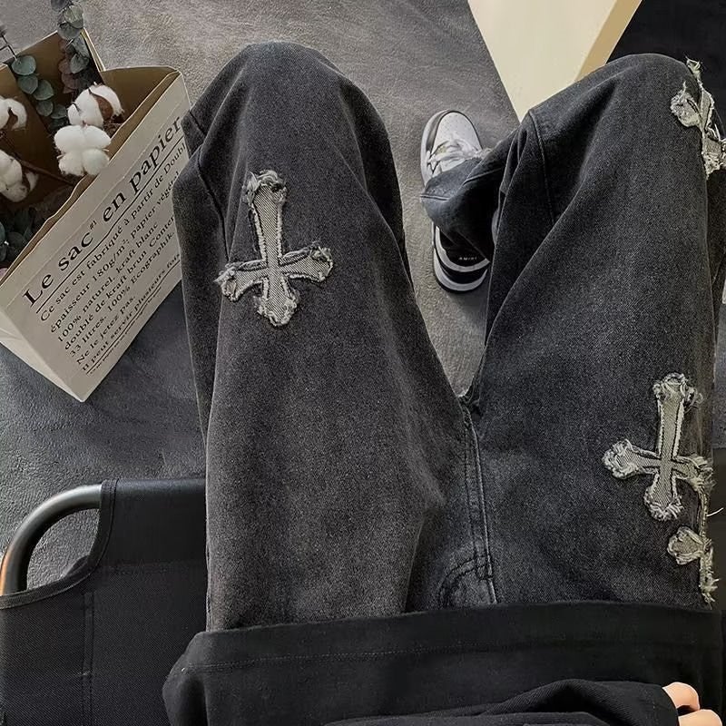 Unisex Casual Daily Denim Jeans - Image 2