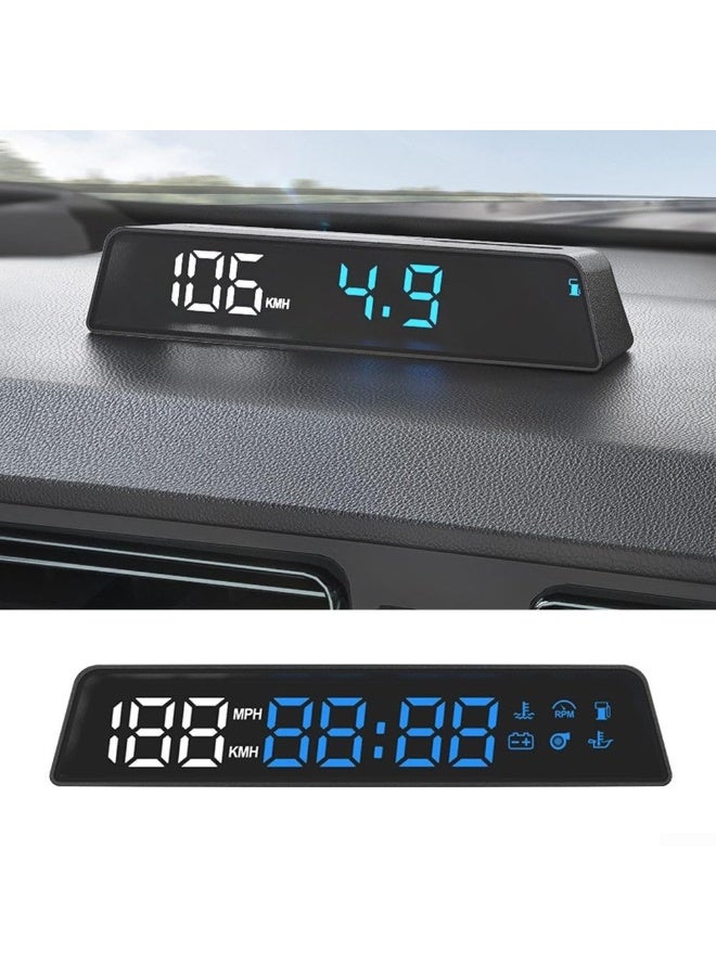 WALALLA HD Car HUD Head-Up Display,GPS Speedometer and Altimeter, with High-Definition Screen, Universal for Most Vehicles, Real-Time Data Projection for Safe Driving - Image 3