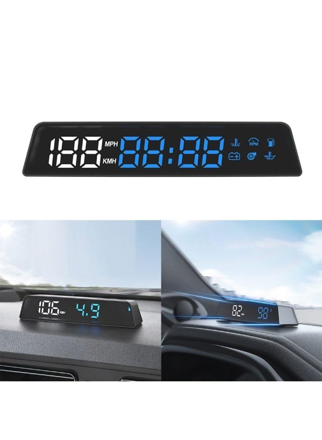 WALALLA HD Car HUD Head-Up Display,GPS Speedometer and Altimeter, with High-Definition Screen, Universal for Most Vehicles, Real-Time Data Projection for Safe Driving - Image 4