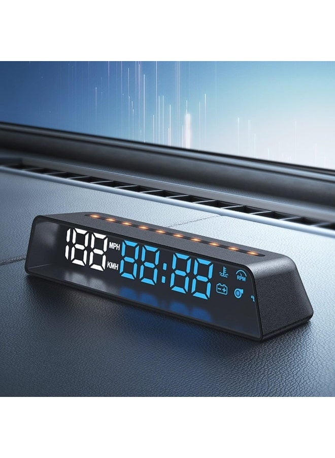 WALALLA HD Car HUD Head-Up Display,GPS Speedometer and Altimeter, with High-Definition Screen, Universal for Most Vehicles, Real-Time Data Projection for Safe Driving - Image 2