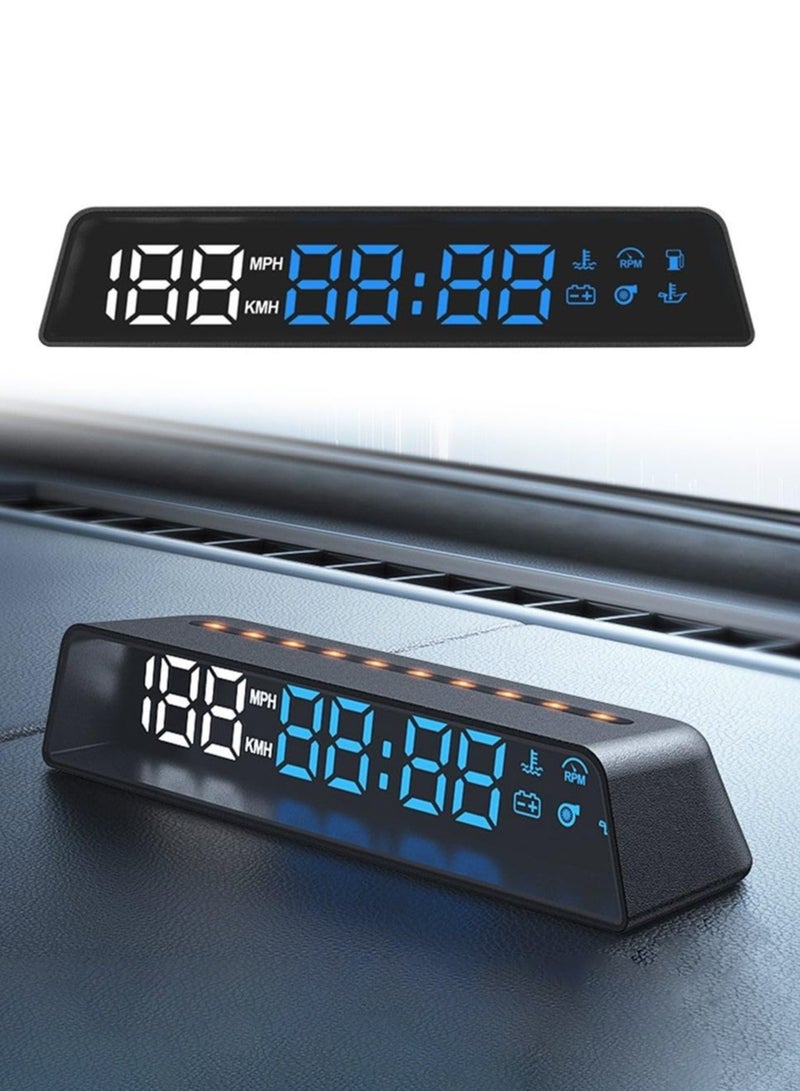 WALALLA HD Car HUD Head-Up Display,GPS Speedometer and Altimeter, with High-Definition Screen, Universal for Most Vehicles, Real-Time Data Projection for Safe Driving - Image 1