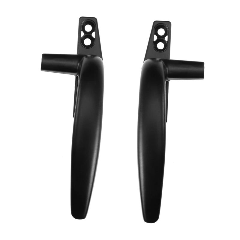 2Pcs Aluminum Alloy Door Handles Modern Pulls for Barn Garage Warehouse Easy Install - Image 2