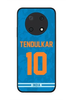 Rugged Black Edge Case for Huawei nova Y90, Slim fit Soft Case Flexible Rubber Edges Thin Cover - Player Name - Sachin Tendulkar, Jersey Number- 10