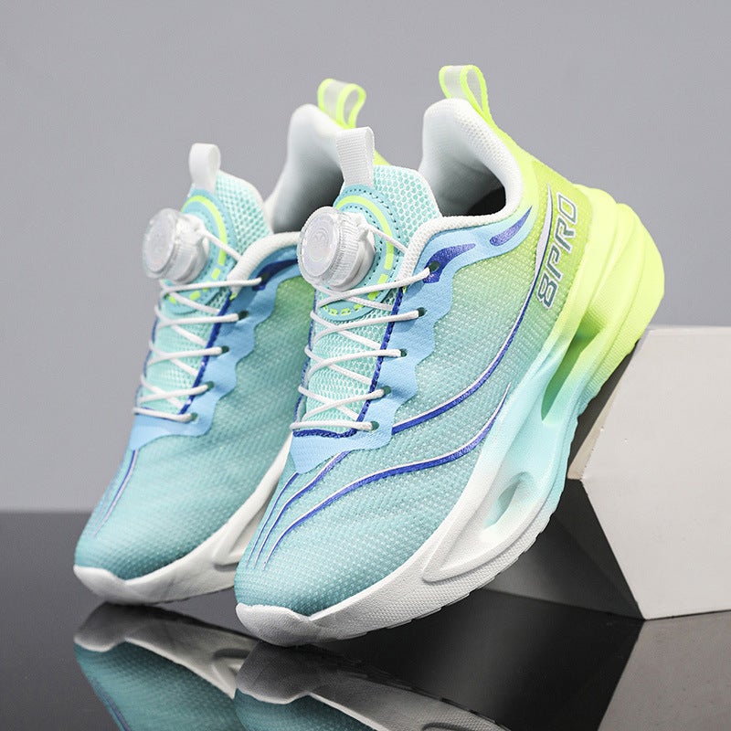 Mesh Sneakers Lightweight Flexible Sole Walking Shoes For Kids Indoor And Outdoor Activities - Image 3